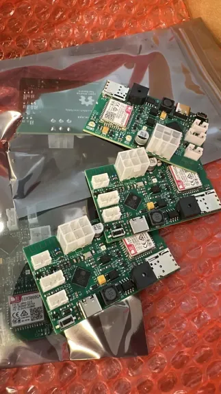 Batch of manufactured NodeStark boards